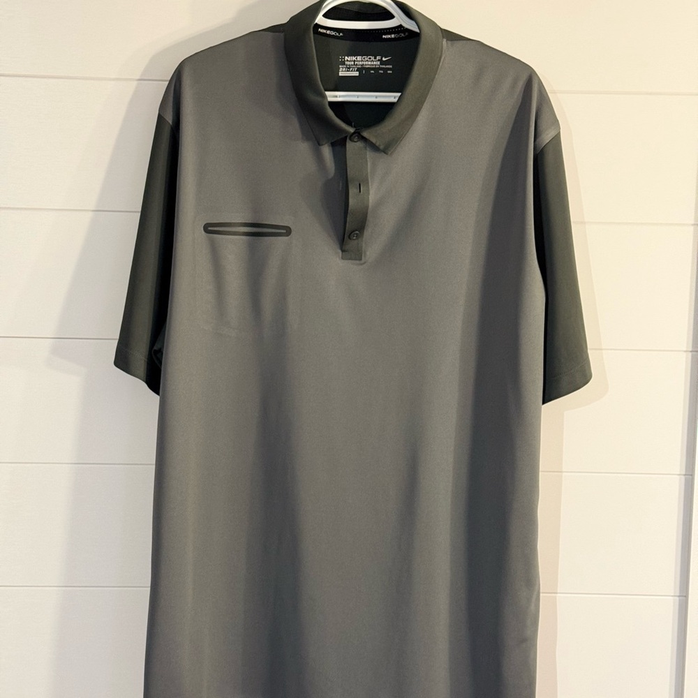 Nike Gray Polo Shirt Classic Style